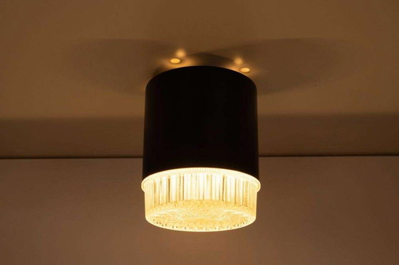 Image 1 of Lampada da soffitto in vetro vintage anni '60