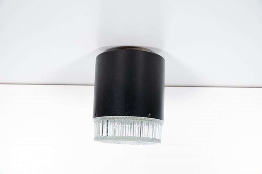 Vintage glass 1960s ceiling lamp