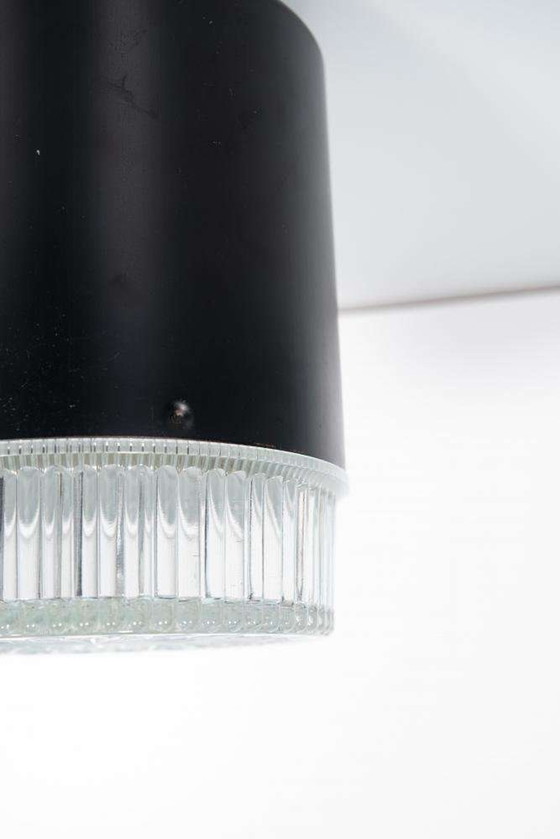 Image 1 of Plafonnier vintage en verre des années 1960