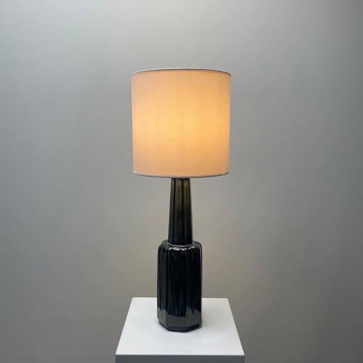 Large Ceramic Table Lamp 1033 by Søholm Denmark Stentoj 1960