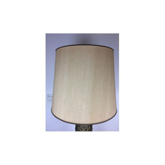 Image 1 of Lampada vintage a forma di ananas dorato di Le Dauphin, anni '70
