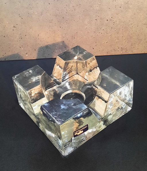 Leonardo Brutal Crystal Tea Light Holder