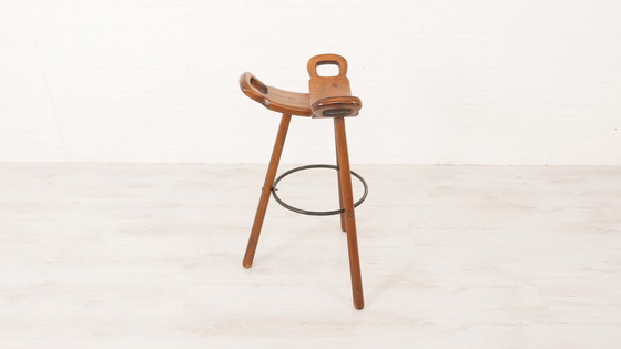 Image 1 of 4x Sergio Rodrigues Marbella bar stool