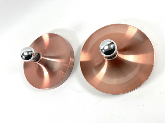 Image 1 of Charlotte Perriand Teka discus lamp copper Ufo