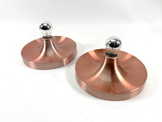 Image 1 of Charlotte Perriand Teka discus lamp copper Ufo