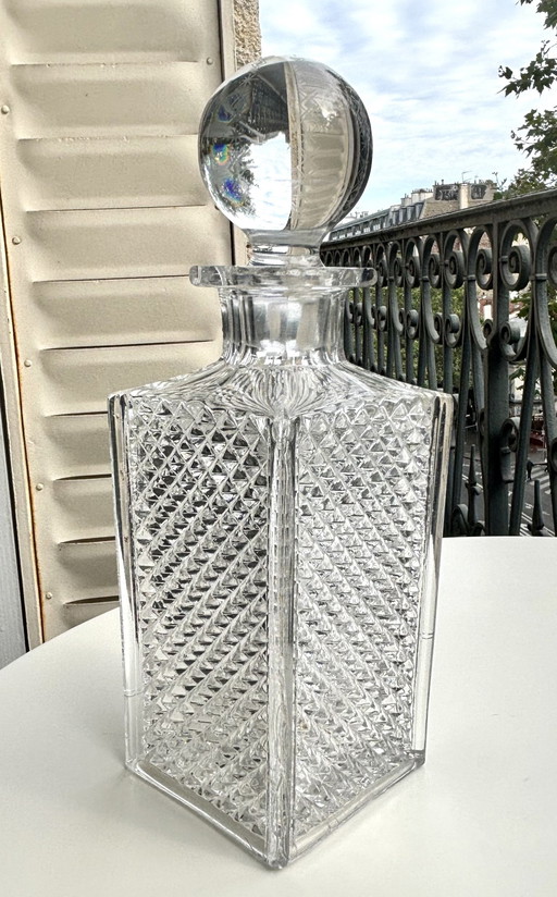 Pointed Diamond Baccarat Carafe 