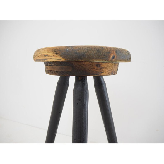 Image 1 of Vintage wooden stool, 1930s