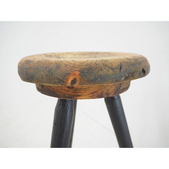 Image 1 of Vintage wooden stool, 1930s