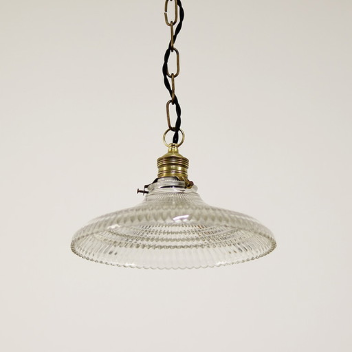 Art Deco Holophane Pendant Lamp