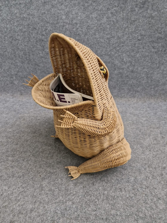 Image 1 of Portariviste danese, design anni '60, '70, vintage, retrò, portariviste anni '60