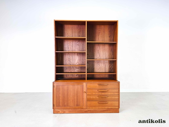 Image 1 of Mid - Century bookshelf Troeds Nils Jonsson Teak Sweden Domi Monté