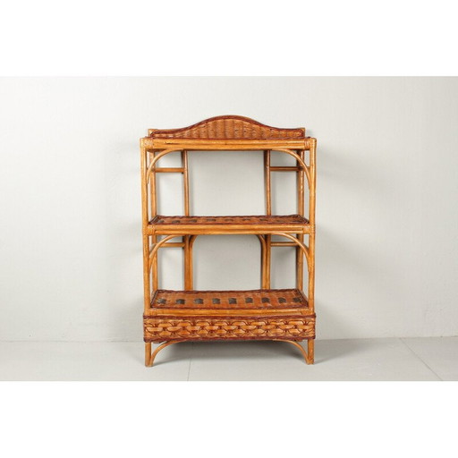 Scarpiera vintage in canna, Germania 1950