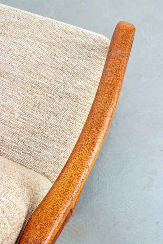 Image 1 of Fauteuil vintage Easy Chair Juul Kristensen teck massif