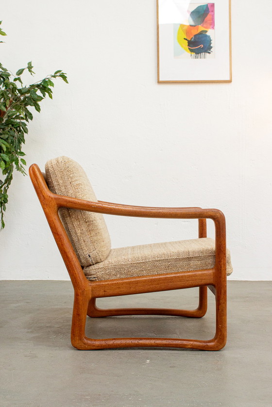 Image 1 of Fauteuil vintage Easy Chair Juul Kristensen teck massif