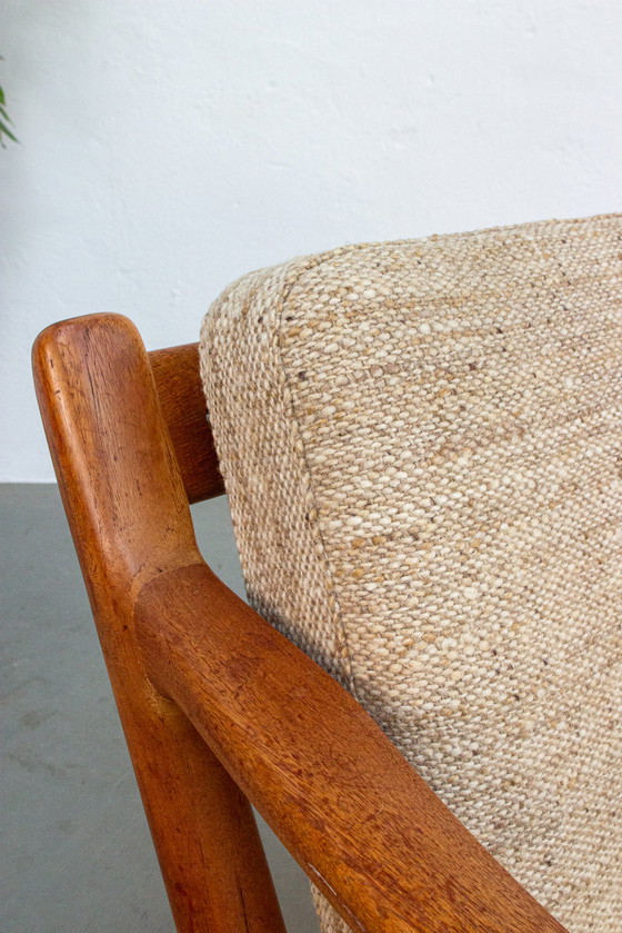 Image 1 of Fauteuil vintage Easy Chair Juul Kristensen teck massif