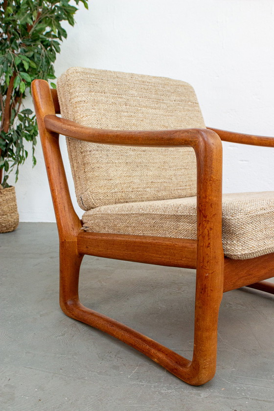 Image 1 of Fauteuil vintage Easy Chair Juul Kristensen teck massif