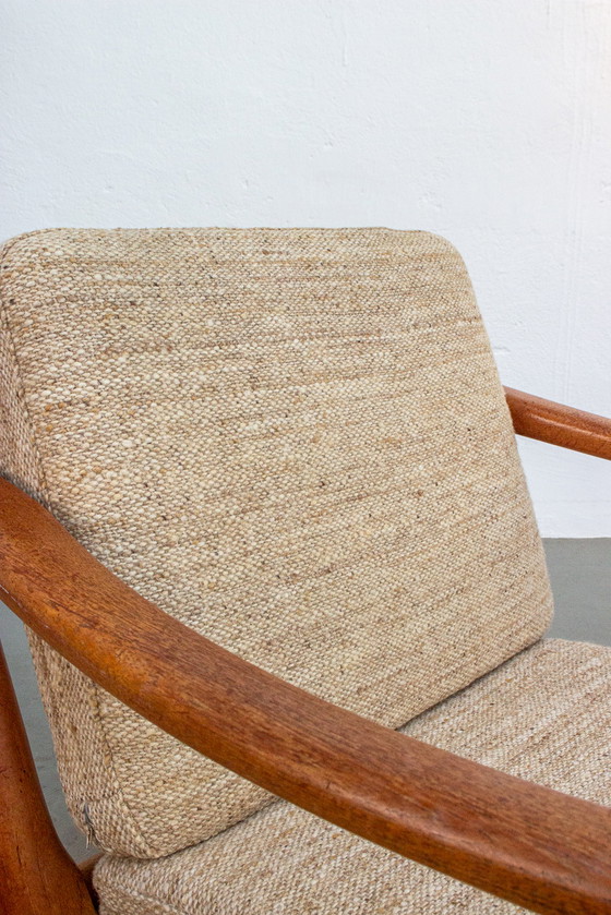 Image 1 of Fauteuil vintage Easy Chair Juul Kristensen teck massif