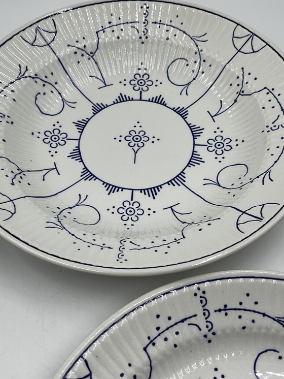 Image 1 of Set Of 4 Plates Boch Copenhagen