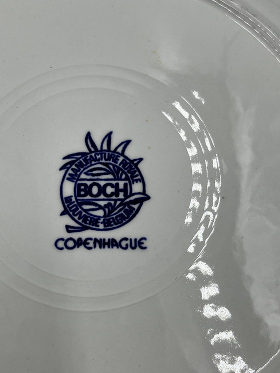 Image 1 of Set Of 4 Plates Boch Copenhagen