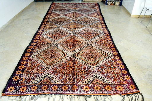 Moroccan vintage Marmoucha rug 480 x 220