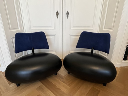 2x Leolux Pallone armchair