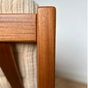 Renovated Vintage Scandinavian 70S Lounge Chair - Solid Mahogany