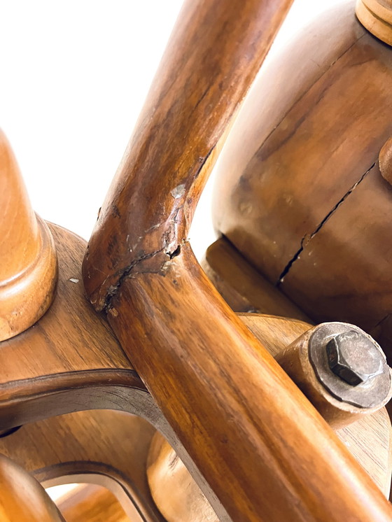 Image 1 of Harley Davidson '70 in teak massiccio 1:1