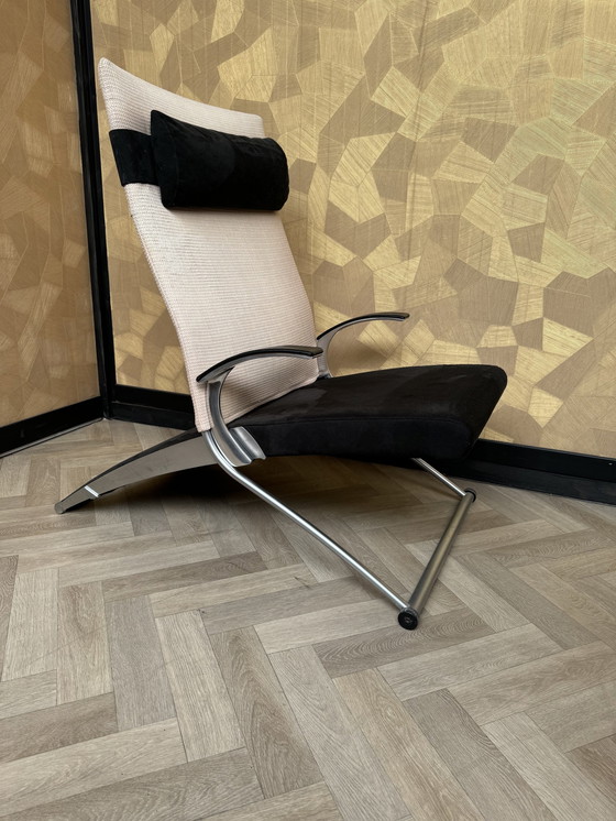 Image 1 of Chaise Lounge / Recliner Chair From Interprofil, Designer Joachim Nees, Model X Chair.   