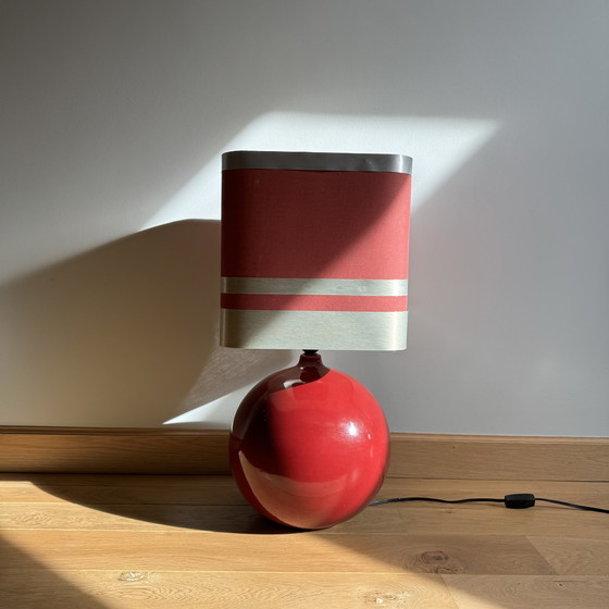 Image 1 of Vintage red bulb lamp
