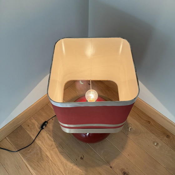 Image 1 of Vintage red bulb lamp