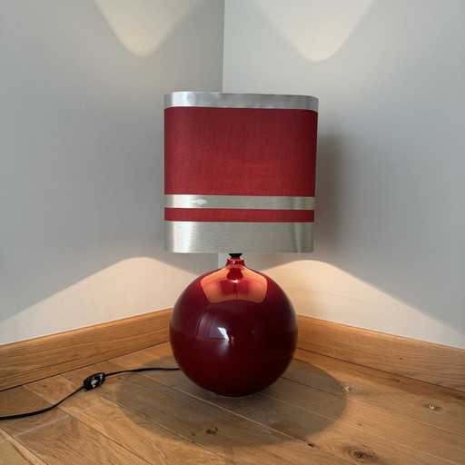 Lampe vintage à ampoule rouge