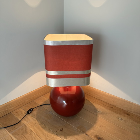 Image 1 of Vintage red bulb lamp