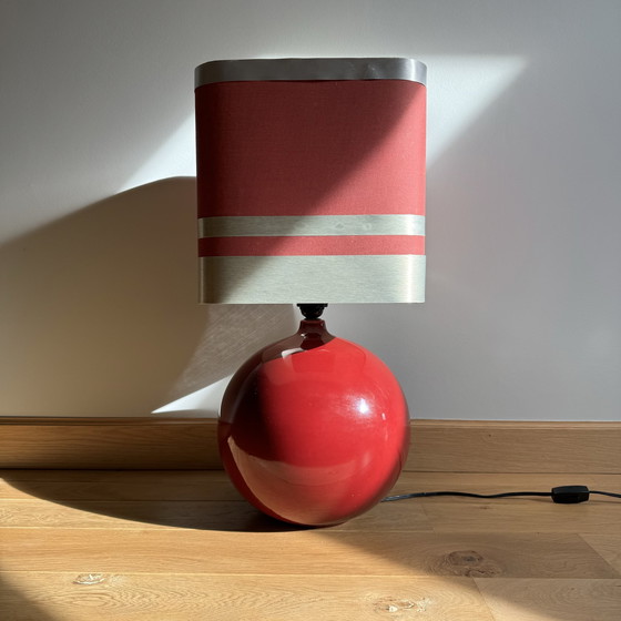 Image 1 of Vintage red bulb lamp