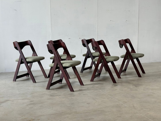 Image 1 of Chaises de salle à manger italiennes du milieu du siècle, 1960