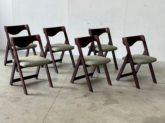 Image 1 of Chaises de salle à manger italiennes du milieu du siècle, 1960