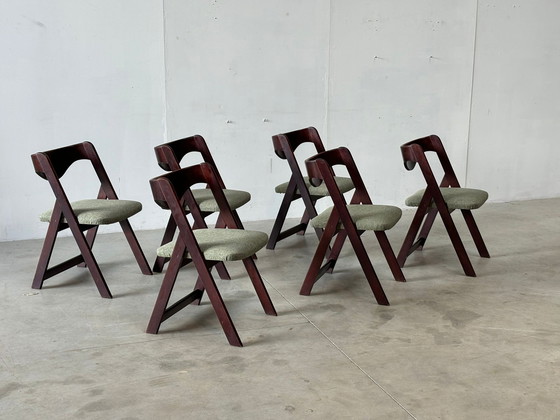 Image 1 of Chaises de salle à manger italiennes du milieu du siècle, 1960