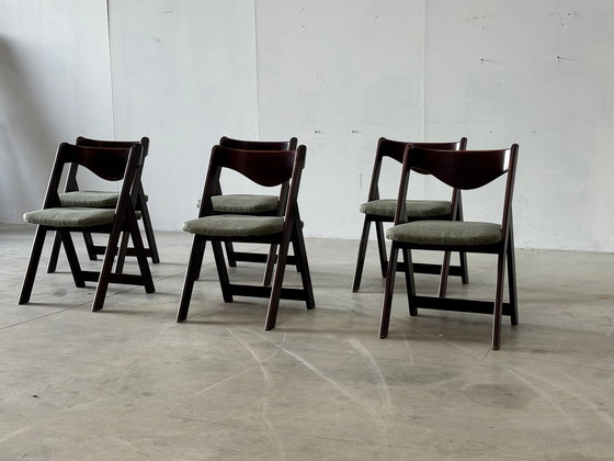 Image 1 of Chaises de salle à manger italiennes du milieu du siècle, 1960