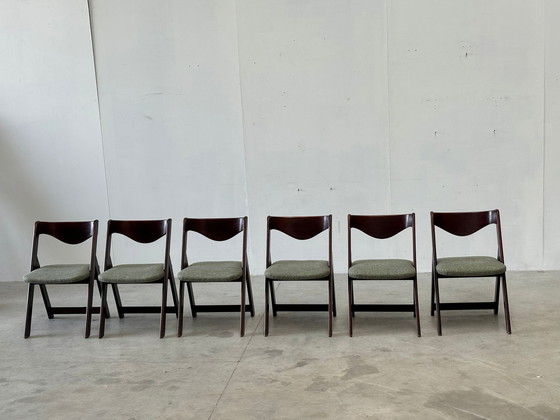 Image 1 of Chaises de salle à manger italiennes du milieu du siècle, 1960