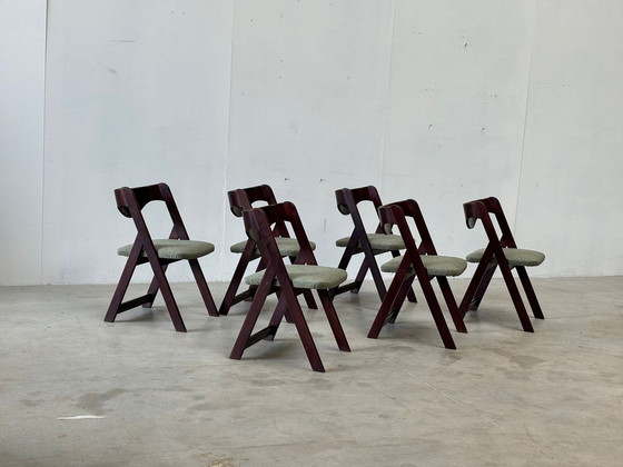 Image 1 of Chaises de salle à manger italiennes du milieu du siècle, 1960