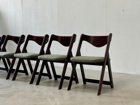 Image 1 of Chaises de salle à manger italiennes du milieu du siècle, 1960