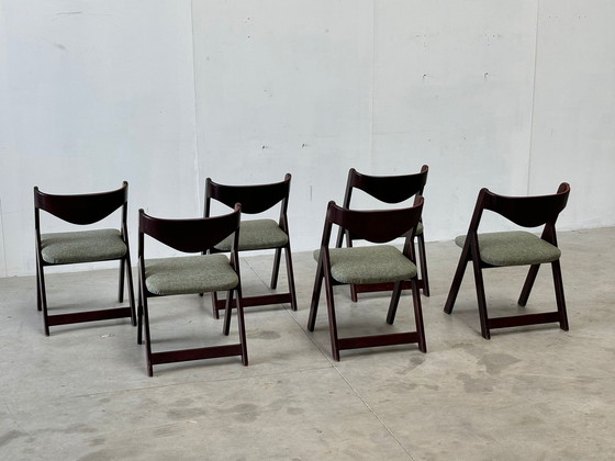 Image 1 of Chaises de salle à manger italiennes du milieu du siècle, 1960