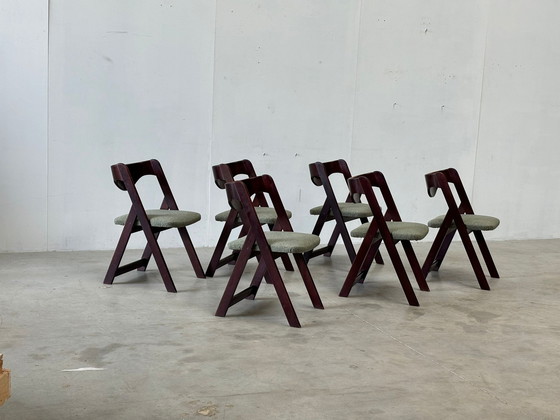 Image 1 of Chaises de salle à manger italiennes du milieu du siècle, 1960