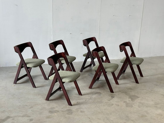 Image 1 of Chaises de salle à manger italiennes du milieu du siècle, 1960