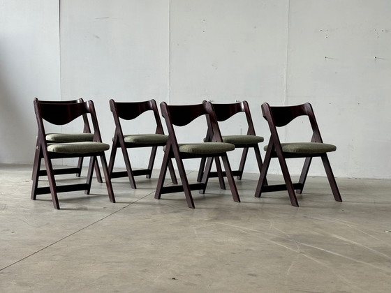 Image 1 of Chaises de salle à manger italiennes du milieu du siècle, 1960