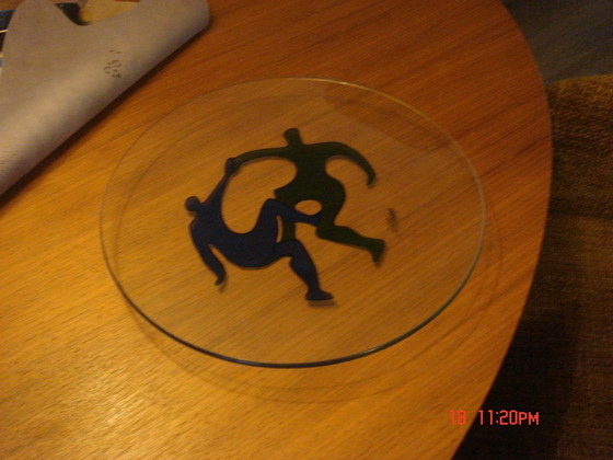 Image 1 of Corry Ammerlaan Glass Bowl. Team Spirit