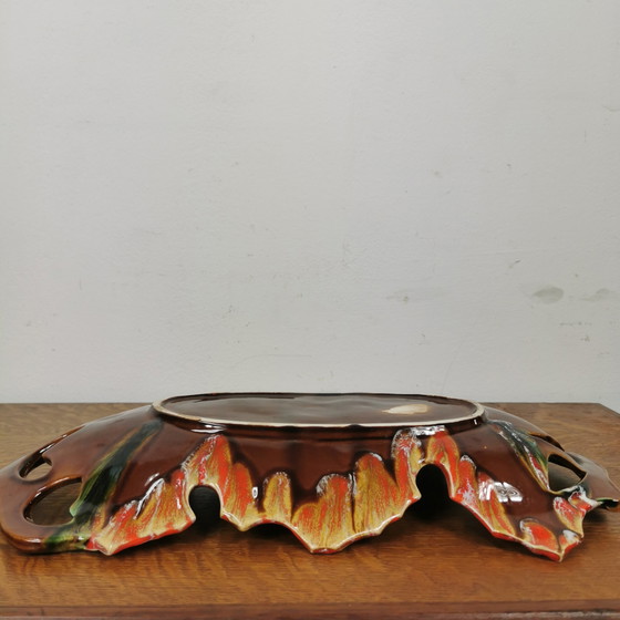 Image 1 of Vintage bowl Vallauris ceramic fruit bowl