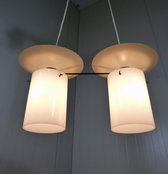 Image 1 of Hans Agne Jacobsson for Markaryd, Sweden 1950's Pendant Lamp