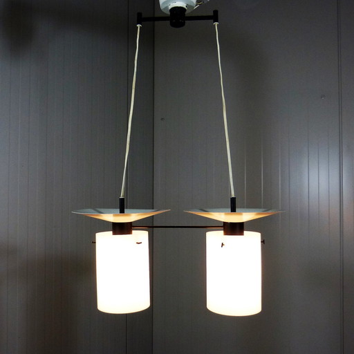 Hans Agne Jacobsson for Markaryd, Sweden 1950's Hanging Lamp