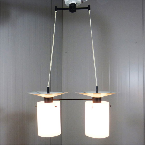 Image 1 of Hans Agne Jacobsson for Markaryd, Sweden 1950's Pendant Lamp