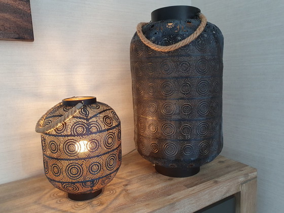 Image 1 of Set Of 2 Oriental Lamps